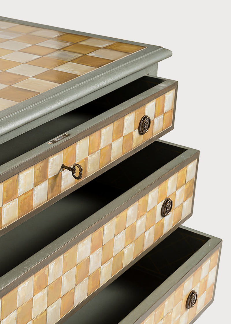 Fiesole Chest – Drawers – Checkered Tiles