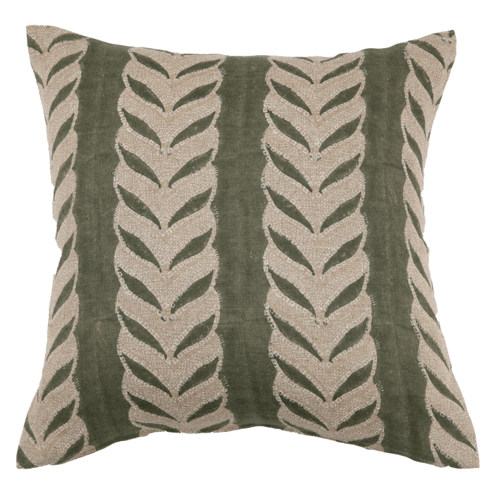 PILLOW IN CLAIRE - OLIVE